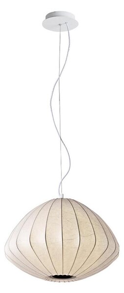Lustră LED suspendată pe cablu BOLA LED/11W/230V + 1xE27/5W, crem
