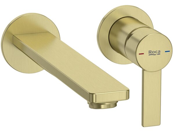 Roca Targa baterie lavoar ascuns auriu A5A355FVA0