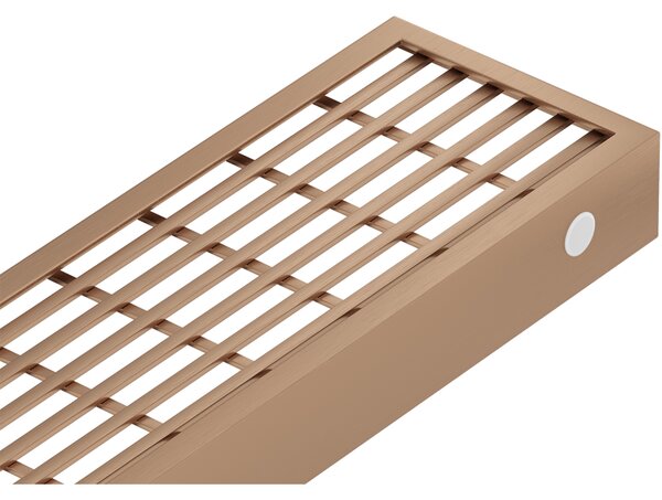 Capac de jgheab Mexen Flat M33 80 cm, cupru mat, 1C33080