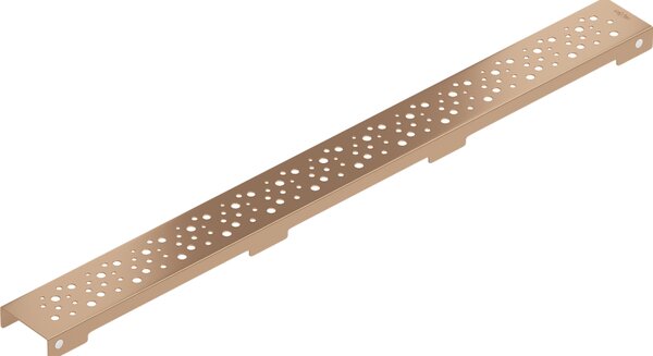 Mexen Flat M12 masca de mascare pentru scurgere liniară 50 cm, cupru periat - 1C21050