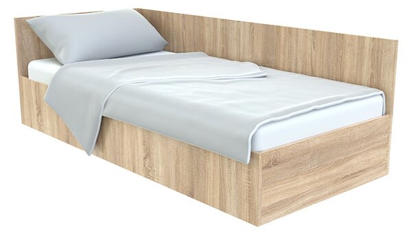 Pat de colt dreapta Mobiref, 200 X 90 X 65 cm, PAL Sonoma 18 mm