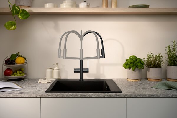 Hansgrohe Talis Select M54 PowderSpray baterie bucătărie pe picior || 72861340