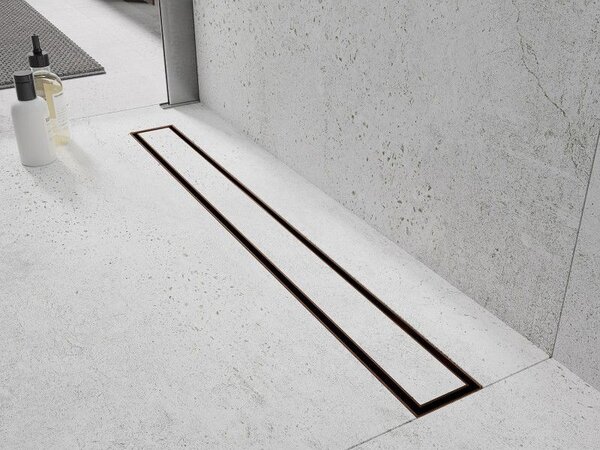 Mexen Flat M13 mascherina 2 în 1 pentru scurgere liniară 50 cm, cupru periat - 1C19050