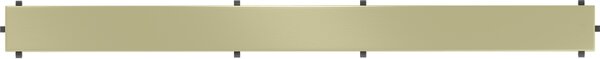 Capac de jgheab Mexen Flat M13 2 în 1, 50 cm, auriu mat, 1A19050