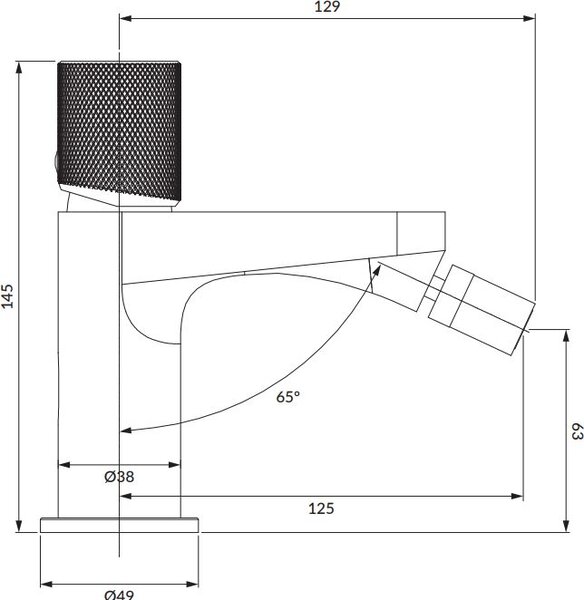 Omnires Contour baterie bideu stativ || CT8020AT