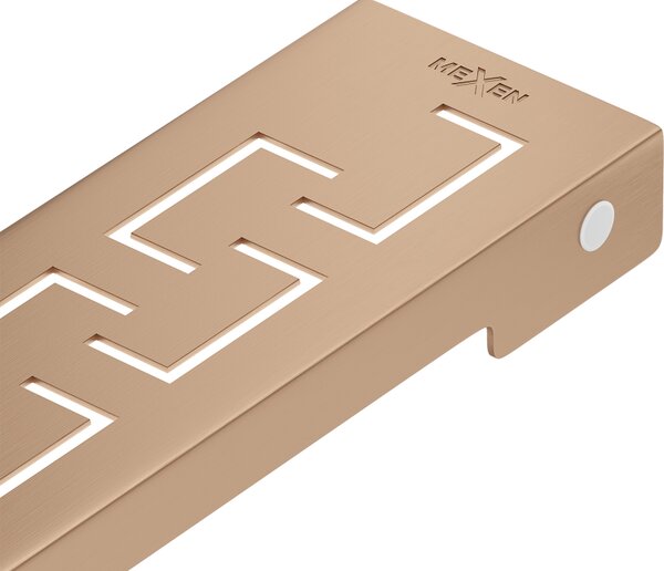 Mexen Flat M15 mască de scurgere liniară 50 cm, cupru periat - 1C24050