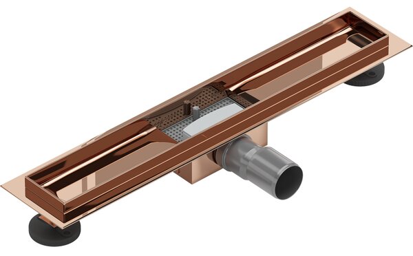 Mexen Flat corp pentru scurgerea liniară de 50 cm, aur roz - 1615050