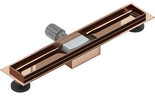 Mexen Flat corp pentru scurgerea liniară de 50 cm, aur roz - 1615050