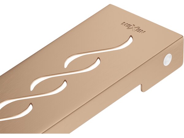 Mexen Flat M18 mască de scurgere liniară 50 cm, cupru periat - 1C23050