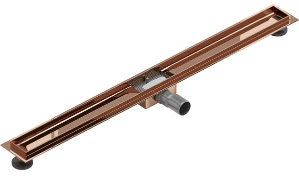Mexen Flat corpus pentru scurgere liniară 90 cm, aur roz - 1615090