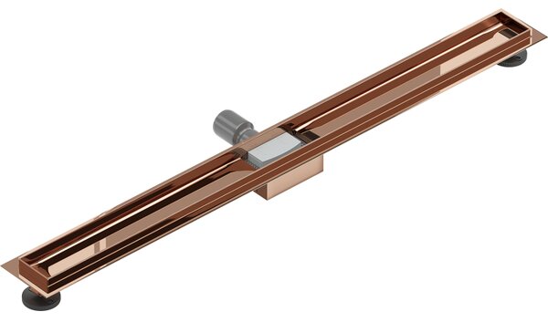Mexen Flat corpus pentru scurgere liniară 90 cm, aur roz - 1615090