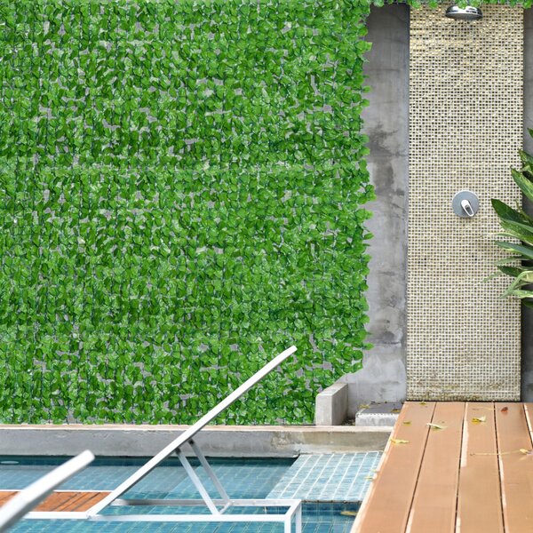 Gard viu artificial pentru intimitate, decorațiune de perete verde deschis 300 x 100 cm