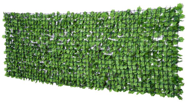 Gard viu artificial pentru intimitate, decorațiune de perete verde deschis 300 x 100 cm