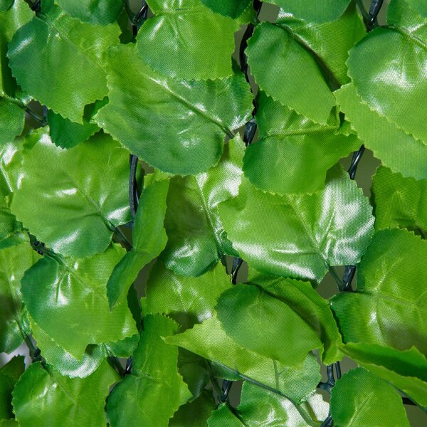 Gard viu artificial pentru intimitate, decorațiune de perete verde deschis 300 x 100 cm