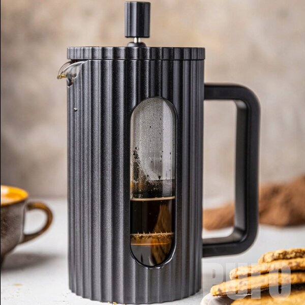 Infuzor Pufo French Press 600ml - Ceai și Cafea, Aromă Intensă, Preparare Ușoară