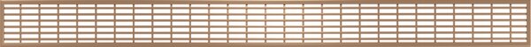 Capac de jgheab Mexen Flat M33 50 cm, cupru mat, 1C33050