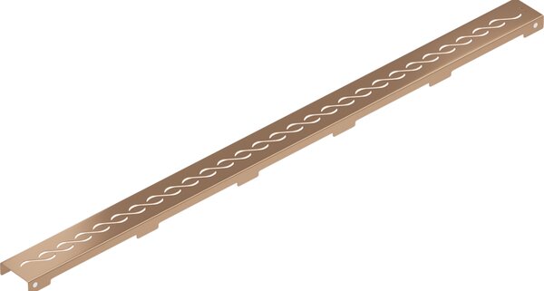 Sifon de pardoseală liniar Mexen Flat, 90 cm, cupru mat, 1C23090