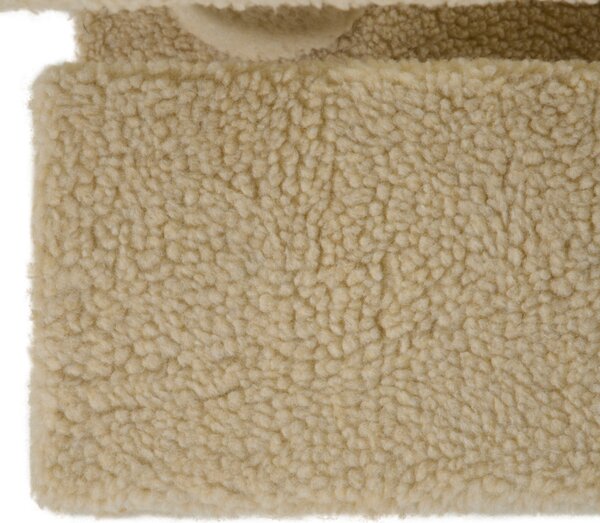 Scară pentru animale mici, ansamblu de zgâriat pentru pisici, scară pentru câini, 4 trepte, bej 63 x 43 x 60cm