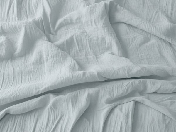 Fata de perna muselinata MUSSARI 45x45 cm, gri deschis