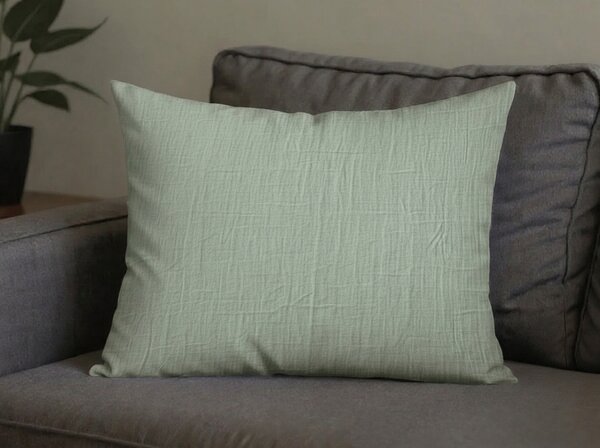 Fata de perna muselin MUSSARI 50x70 cm, verde salvie