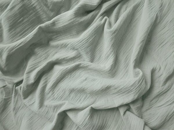 Fata de perna muselin MUSSARI 50x70 cm, verde salvie