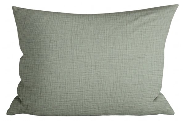 Fata de perna muselin MUSSARI 50x70 cm, verde salvie