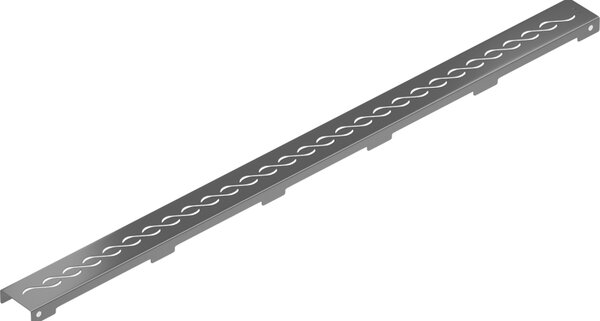 Capac de jgheab Mexen Flat M18 80 cm, grafit periat, 1E23080