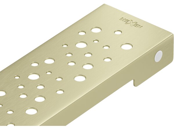 Capac de jgheab Mexen Flat M12 50 cm, auriu mat, 1A21050