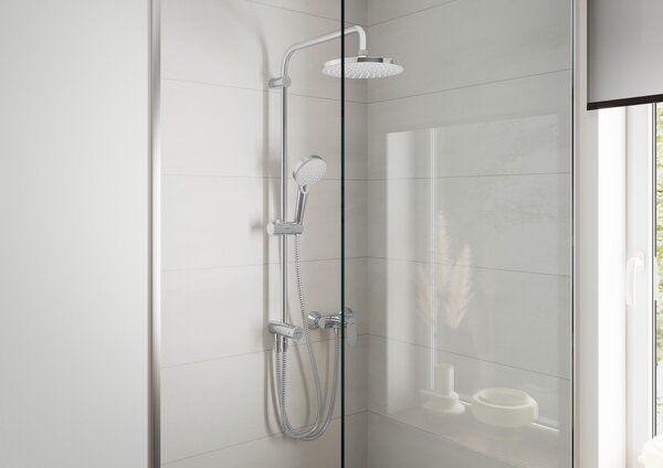 Hansgrohe Vernis Blend set de duș perete cu duș de ploaie crom 26272000