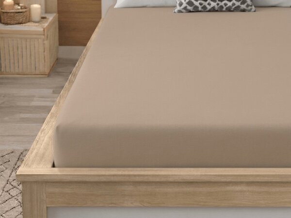 Cearsaf din microfibra MICROVELLE bej 90x200 cm