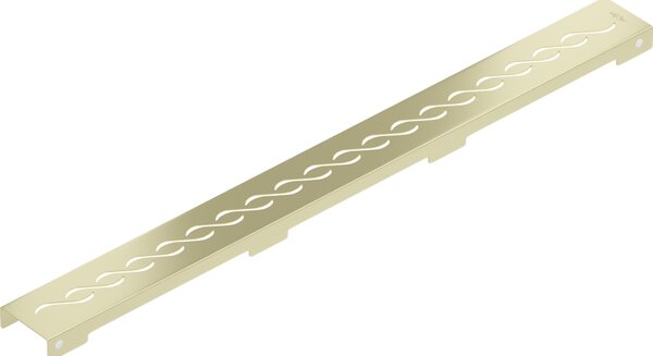 Capac de jgheab Mexen Flat M18 50 cm, auriu mat, 1A23050