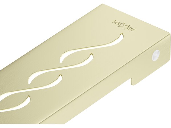 Capac de jgheab Mexen Flat M18 50 cm, auriu mat, 1A23050