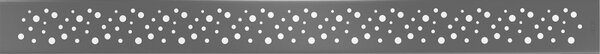 Capac de jgheab Mexen Flat M12 50 cm, grafit periat, 1E21050