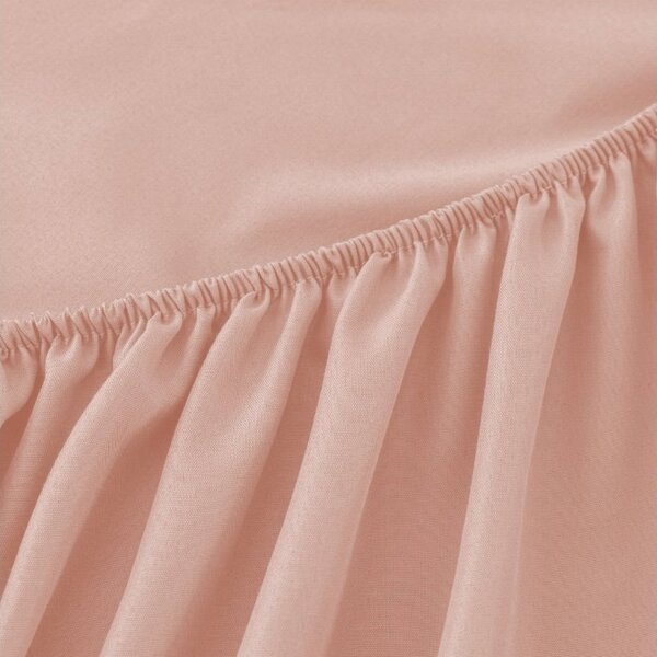 Cearsaf din microfibra MICROVELLE roz deschis 90x200 cm