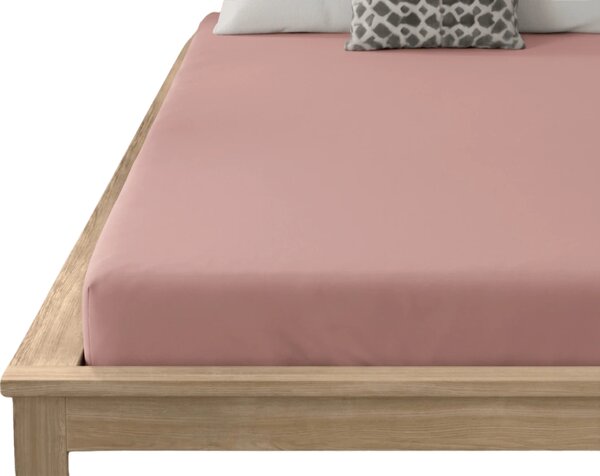 Cearsaf din microfibra MICROVELLE roz deschis 90x200 cm