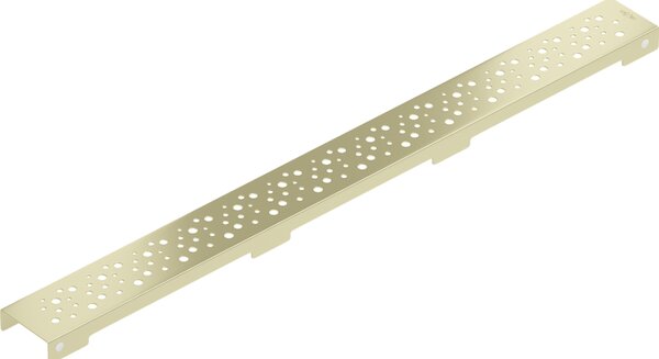 Capac de jgheab Mexen Flat M12 50 cm, auriu mat, 1A21050