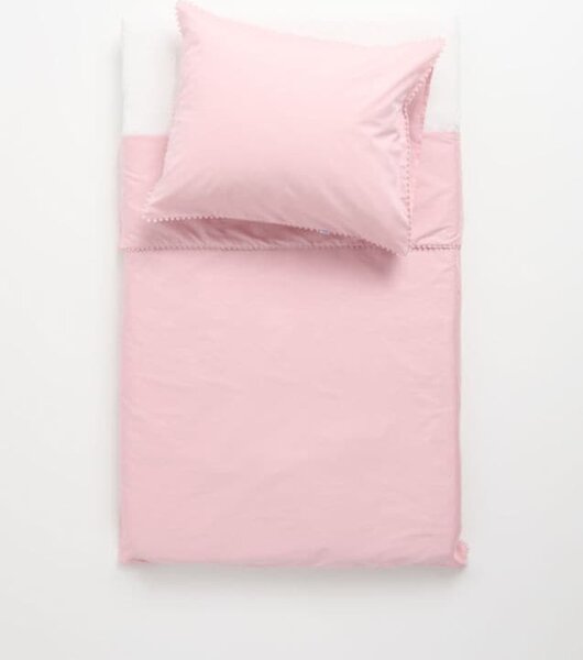 Sinsay - Set cu lenjerie de pat - roz-pastel