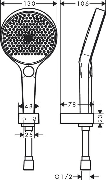 Hansgrohe Rainfinity set de duș perete crom 26851000
