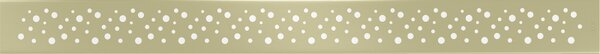 Capac de jgheab Mexen Flat M12 50 cm, auriu mat, 1A21050
