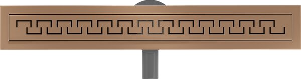 Mexen Flat 360° M15 drenaj liniar rotativ 50 cm, cupru periat - 1C24050-40