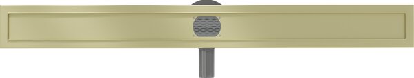Mexen Flat 360° corp pentru scurgere liniară rotativă 80 cm, auriu periat - 1A40080