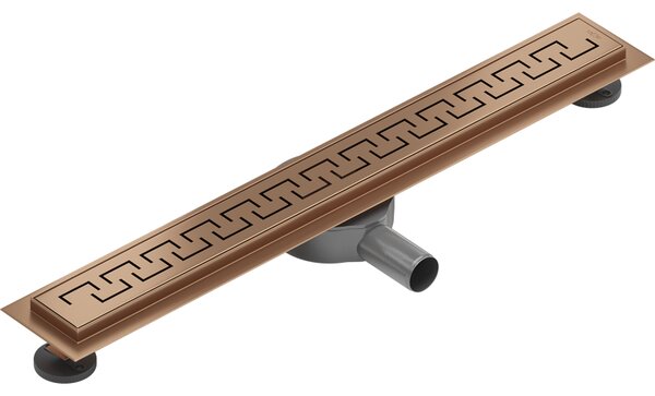 Mexen Flat 360° M15 drenaj liniar rotativ 50 cm, cupru periat - 1C24050-40
