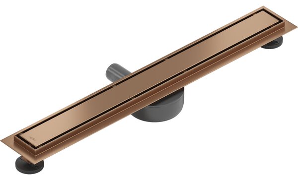 Rigolă de duș Mexen Flat 360° M13 2 în 1, 60 cm, cupru mat, 1C10060-40