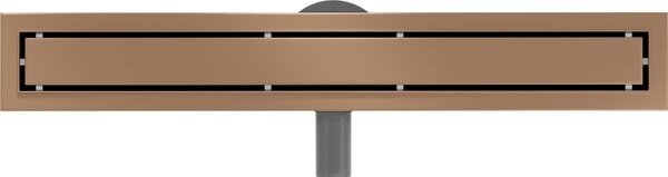 Rigolă de duș Mexen Flat 360° M13 2 în 1, 60 cm, cupru mat, 1C10060-40