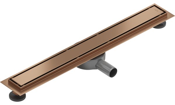Rigolă de duș Mexen Flat 360° M13 2 în 1, 60 cm, cupru mat, 1C10060-40