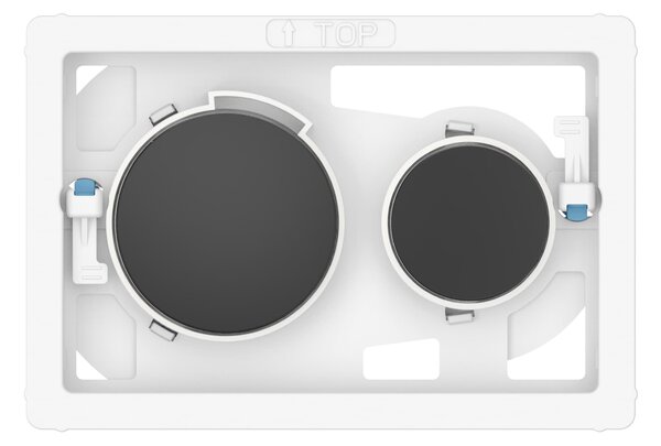 Roca Duplo S mecanism cu buton pentru WC negru A8904233CN