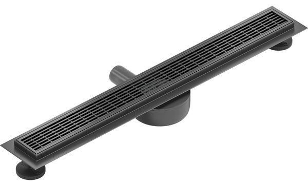 Rigolă de duș Mexen Flat 360° M33 70 cm, grafit periat, 1E33070-40