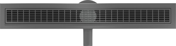 Rigolă de duș Mexen Flat 360° M33 70 cm, grafit periat, 1E33070-40