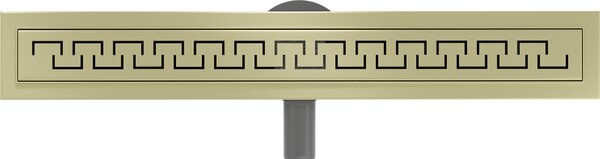 Rigolă de duș Mexen Flat 360° M15 50 cm, auriu mat, 1A24050-40