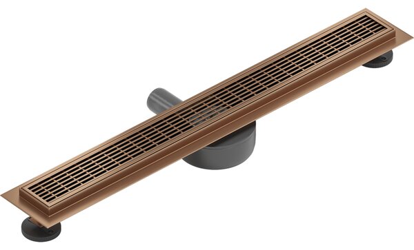 Mexen Flat 360° M33 scurgere liniară rotativă 50 cm, cupru periat - 1C33050-40